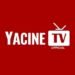 Menu d'options de Yacine TV APK avec différentes catégories de chaînes.