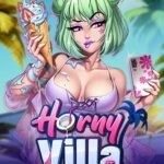 animé avec logo horny villa mod apk coloré.